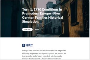 Turn 1: 1790 Conditions in PreModern Europe - Five German Families Historical Simulation