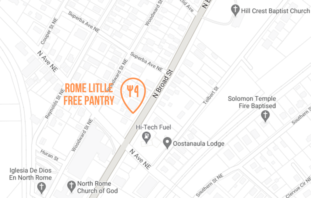 Rome Little Free Pantry Take What You Need Leave What You Can